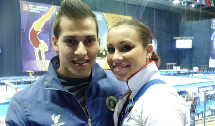 Vanessa Ferrari e Andrea Cingolani a Mosca