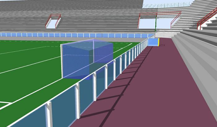 Uno dei render estratti dal progetto per lo Zini