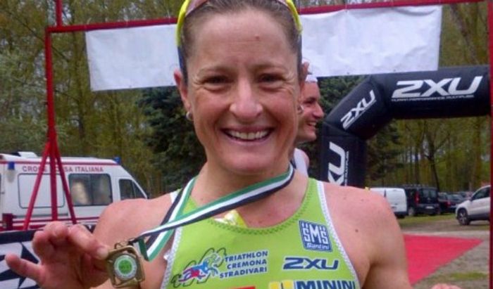 Martina Dogana con la medaglia