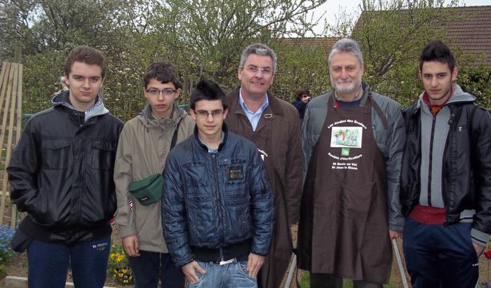 I ragazzi della Casearia di Pandino a Saint Dénis en Val