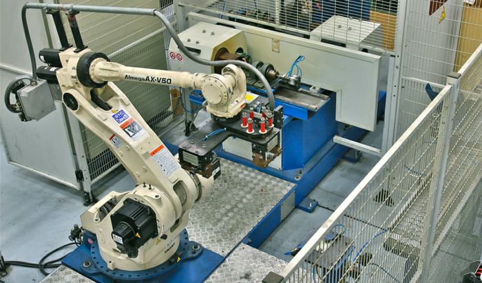 Saldatura robotizzata alla Chibro