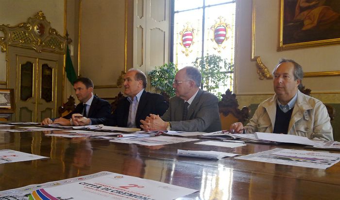 Da sinistra, Maurizio Calcinoni, Oreste Perri, Achille Cotrufo ed Emilio Concari
