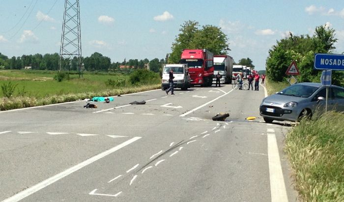 I rilevamenti sul luogo dell'incidente