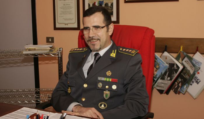 Il colonnello Alfonso Ghilardini, comandante della Guardia di finanza di Cremona