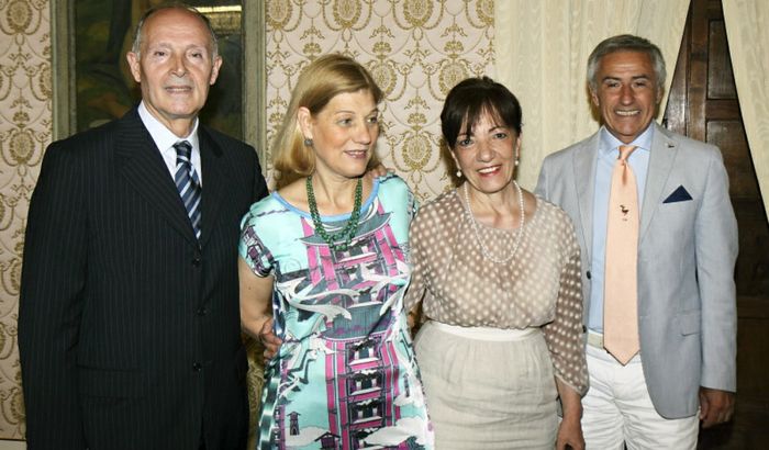 Un momento della cerimonia