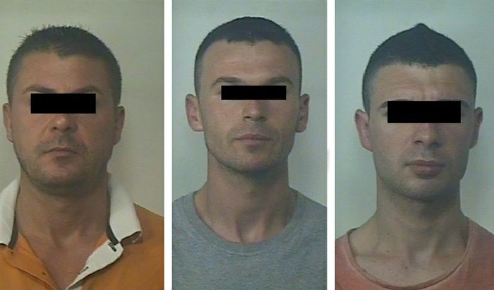 I tre arrestati per il furto a Gadesco