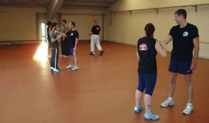 Un momento d'allenamento di Krav Maga