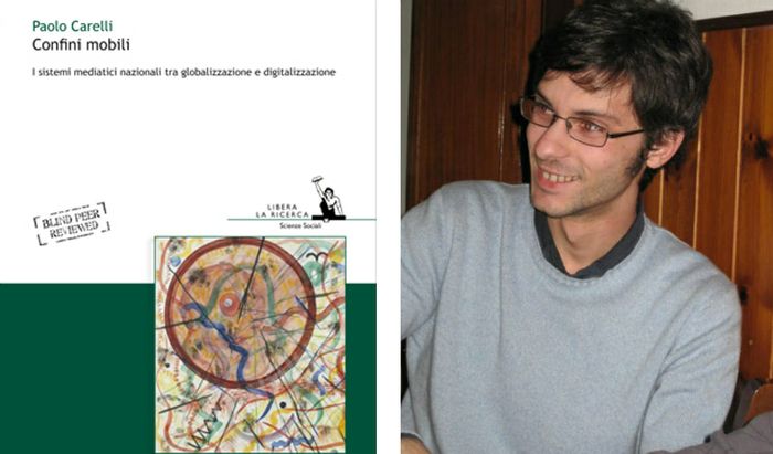 Paolo Carelli e la copertina del suo libro