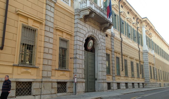 L'ingresso del Tribunale di Cremona