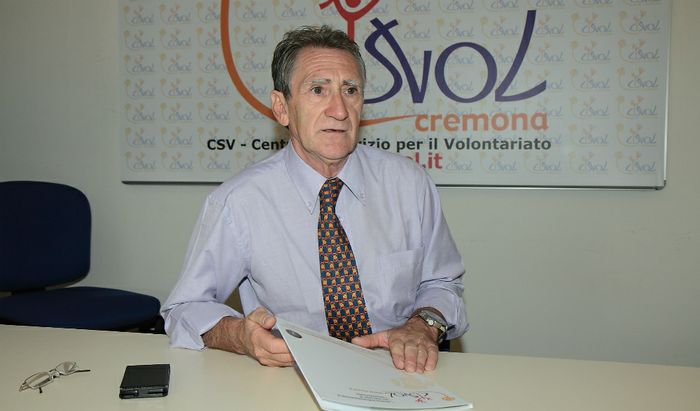 Giorgio Reali, presidente del Cisvol Cremona