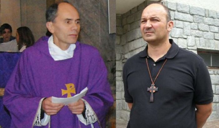 Don Alberto Martinelli e don Giuseppe Manzoni