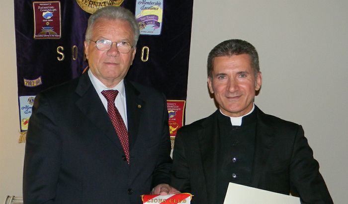 La prima conviviale Lions Club con Mons.Gabriele Bernardelli