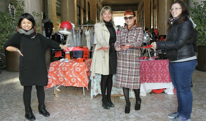 Il taglio del nastro del Vanitas Market