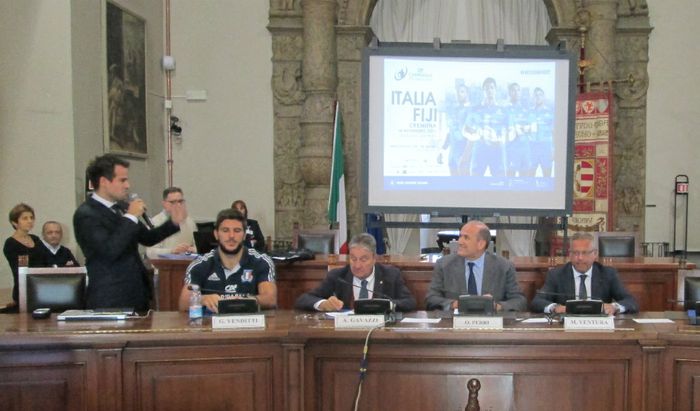 Presentato il test match Italia-Fiji