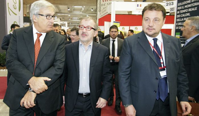 Antonio Piva, Roberto Maroni e Gianni Fava