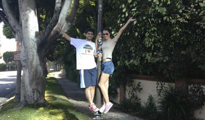 Marco Morselli e Federica Sirelli a Beverly Hills