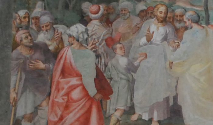 Affresco San Pietro Via Cesari