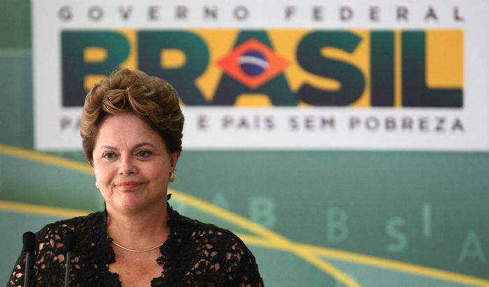 Il presidente del Brasile Dilma Rousseff 