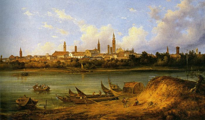 Barche sul Po -Vertua