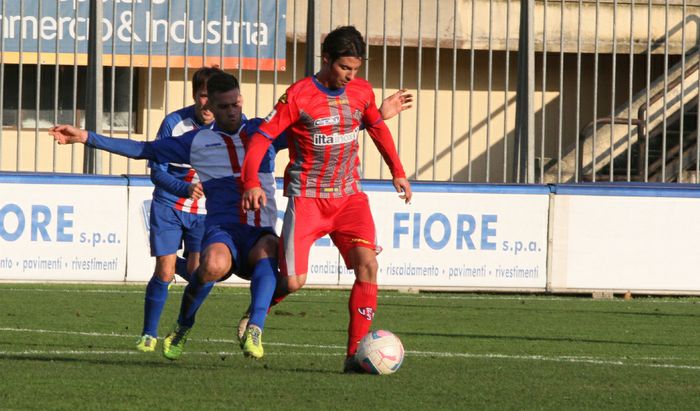 Il centrocampista grigiorosso Palermo