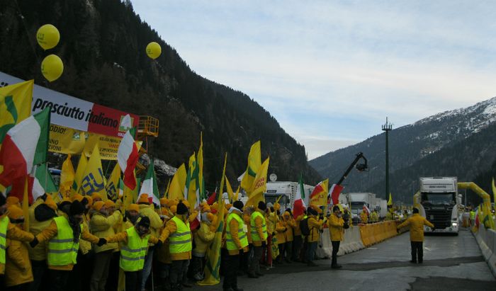 Coldiretti Brennero falso made in Italy