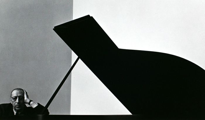Igor Stravinsky fotografato da Arnold Newman