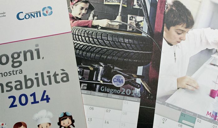 Calendario benefico Cna Giorgio Conti