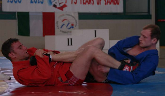 Una fase dei campionati di sambo