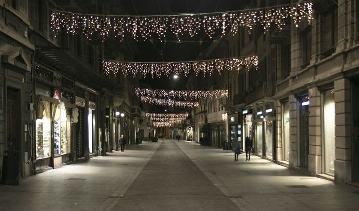 Luminarie in centro a Cremona