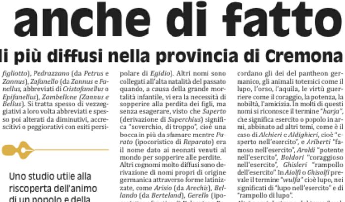 E anche di fatto
