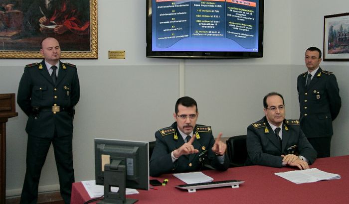 Il Col. Alfonso Ghiraldini e il Ten. Col. Gianfranco Zarro