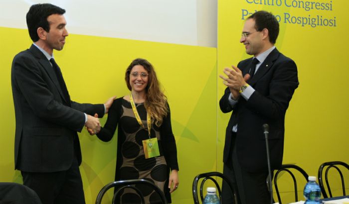 Maurizio Martina con Letizia Gardoni