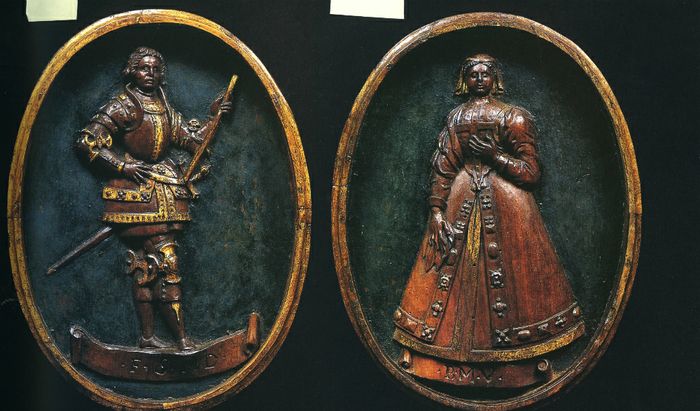 Un dettaglio del coro di San Sigismondo