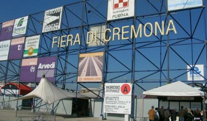 L'ingresso della fiera di Cremona