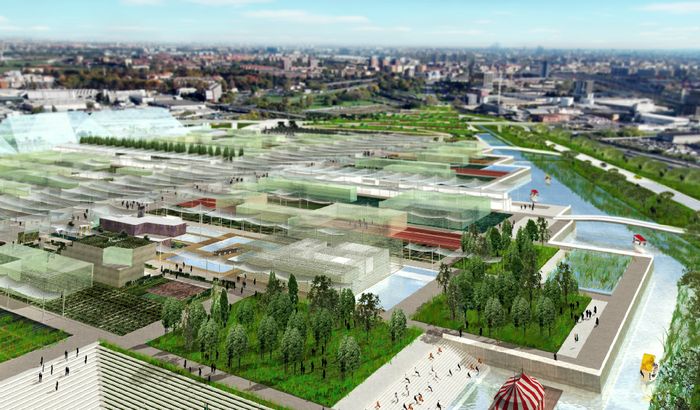 Il masterplan dell'area sulla quale si svolgerà l'Expo 2015
