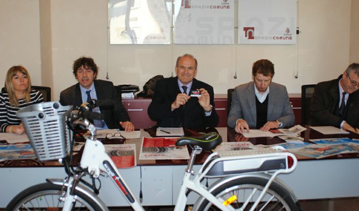 Presentazione del bike sharing di Cremona