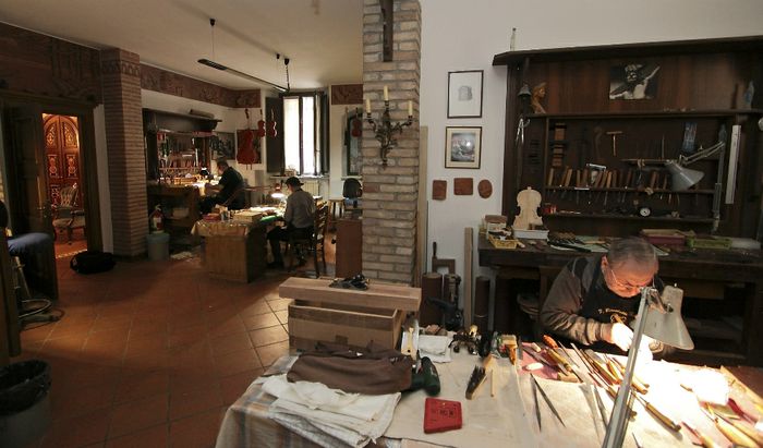 La bottega di Francesco Bissolotti