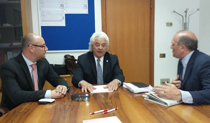 L'incontro fra Egidio Maschio e Oreste Perri