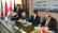 La firma dell'accordo fra il gruppo Arvedi e Rizhao Steel Group. Da sinistra a destra DU Shuanghua, Giovanni Arvedi, Zhang Chao Chao e Aashish Gupta | foto: Francesco Sessa