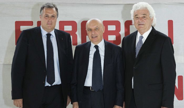 Nella foto Francesco Feraboli, Vincenzo Rossetto e Egidio Maschio