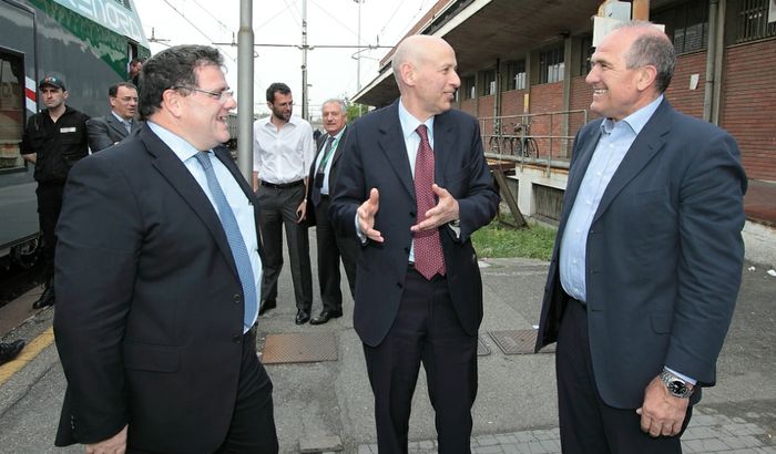 Malvezzi, Cavalli e Perri in stazione per il Vivalto