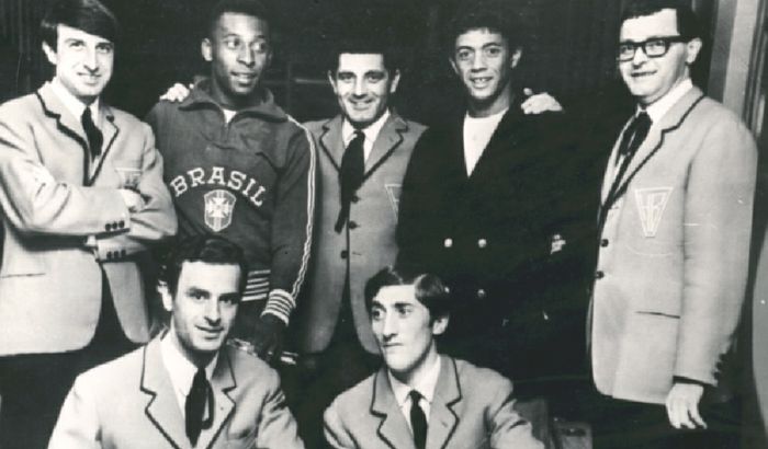 Gli Happy Boys con Pelè