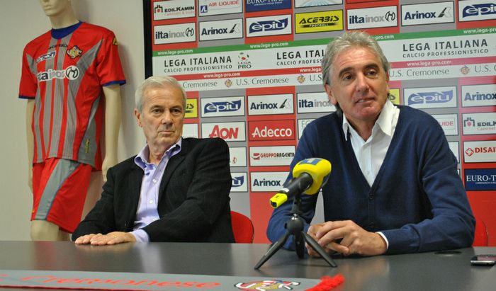 Gigi Simoni con il ds Stefano Giammarioli