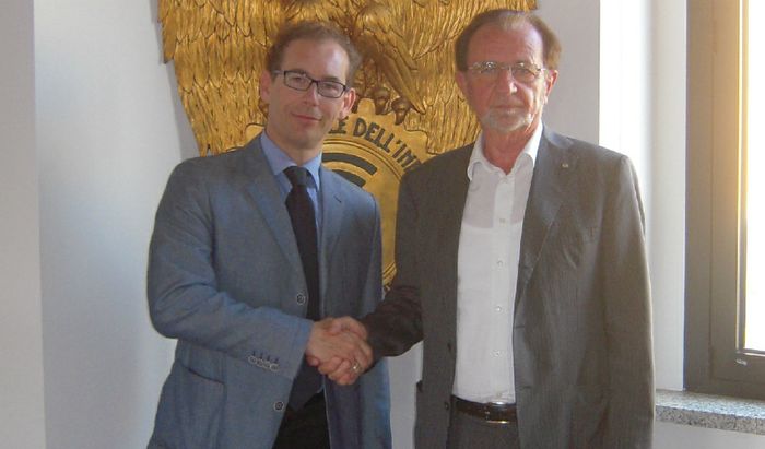 Massimiliano Falanga ed Ernesto Cabrini
