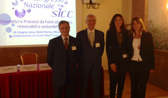  da sx a dx Mignini (direttore generale SICC) La Mattina (Presidente SICC) Chiesa (Lumson) Battistello (Red of View)