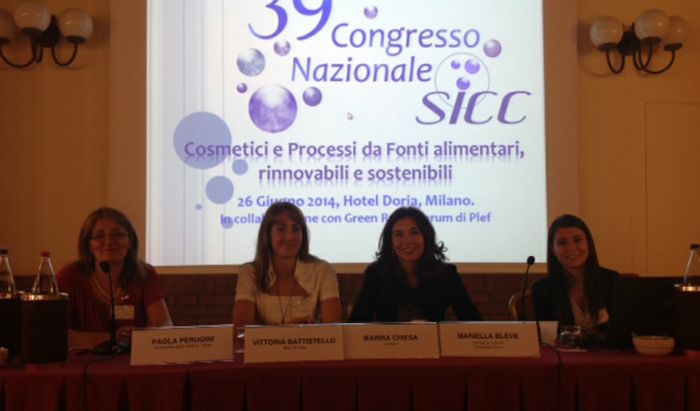 Da sx a dx Perugini (UNIPV), Battistello (Red of View), Chiesa (Lumson), Bleve (EticHub)