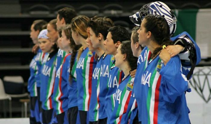 La nazionale femminile di hockey inline ai Mondiali di Tolosa