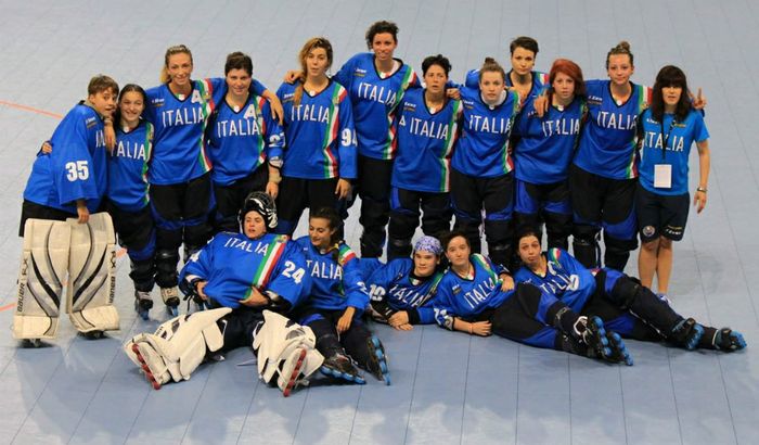 La nazionale femminile di hockey inline ai Mondiali di Tolosa