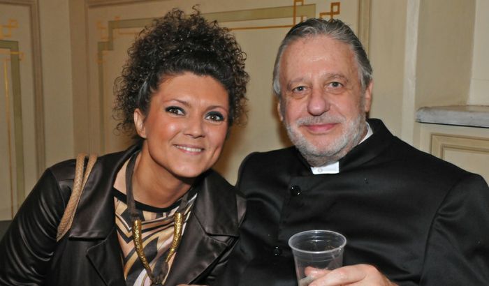 Stefania Gamba con il direttore John Neschling