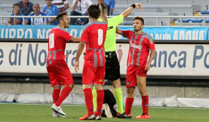 Di Francesco espulso dall'arbitro Baroni